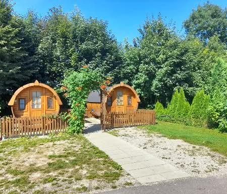 Schlaffass-Camping Gutshof Donauried Günzburg Eksteriør billede